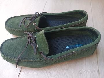 Mocassini da uomo Frau verde smeraldo nr 41