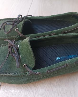 Mocassini da uomo Frau verde smeraldo nr 41