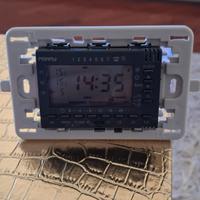 termostato Perry CD808 nero completo di mascherina