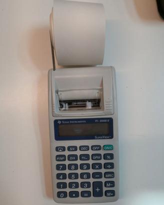 Calcolatrice con rotolo Texas