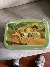 Scatola di latta Curtolo Carmelo torrone caramelle