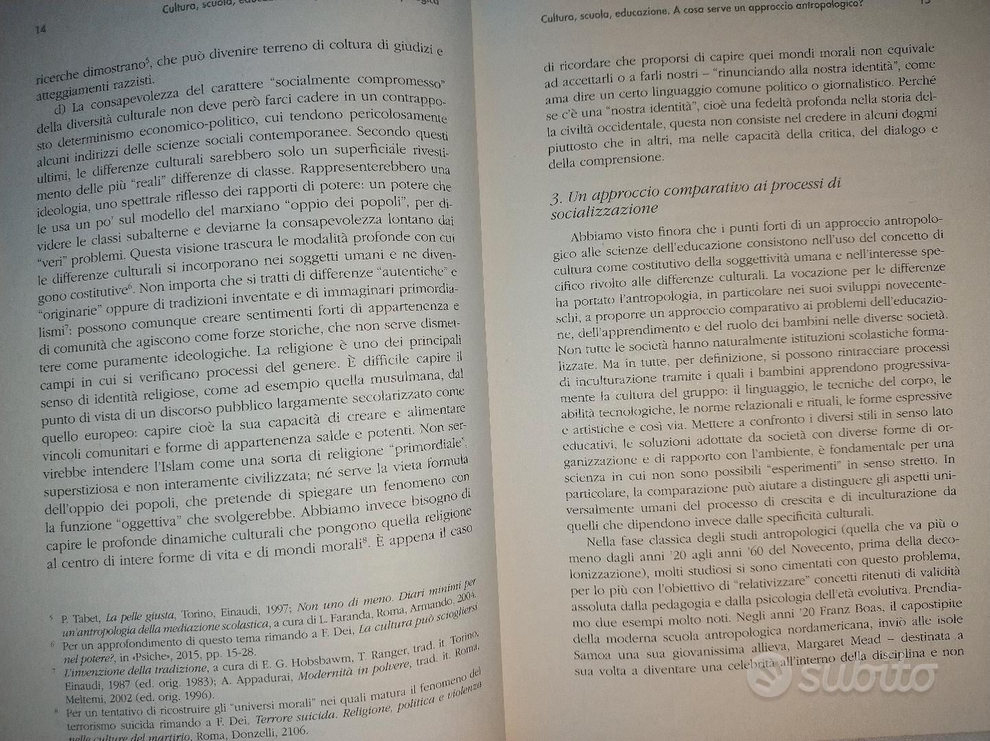 Antropologia culturale - Libri e Riviste In vendita a Torino