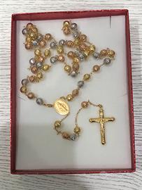 Rosario milleluci in oro 18 carati oro 18 kt