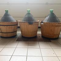 3 Damigiane vino 54 litri