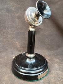 microfono radio vintage a carboni anni 30