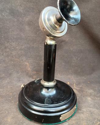 microfono radio vintage a carboni anni 30