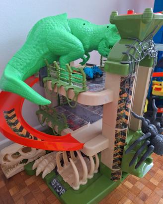 Pista Garage dinosauri 