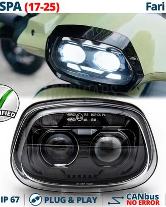 Faro Full LED Vespa Sprint 50 125 150 2017-2025