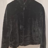 Pelliccia nera ecologica 