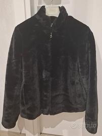 Pelliccia nera ecologica 