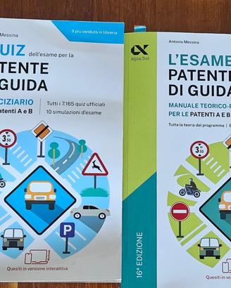 libri per il corso di patente di guida