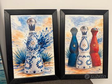 Quadretti clase azul tequila