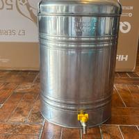 Bidone in alluminio da 50 Litri con rubinetto