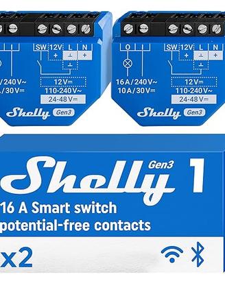 Shelly 1 Gen3, 2 Pezzi