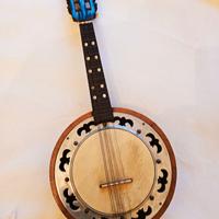 Banjo raro strumento antico