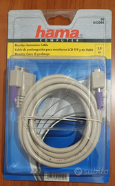 Cavi prolunga e collegamento VGA 15 pin