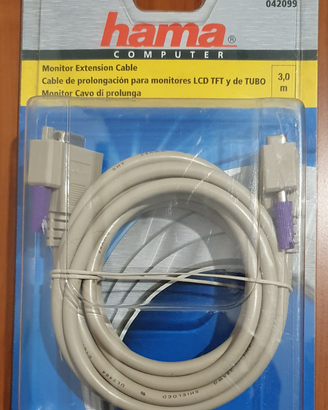 Cavi prolunga e collegamento VGA 15 pin