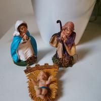 Lotto 8 - Presepe statuine Sacra Famiglia