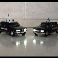 Modellini 1/43 carabinieri con luci
