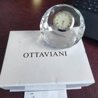 orologio da tavolo in cristallo Ottaviani