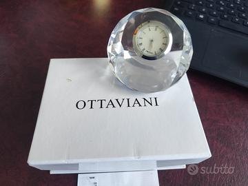 orologio da tavolo in cristallo Ottaviani
