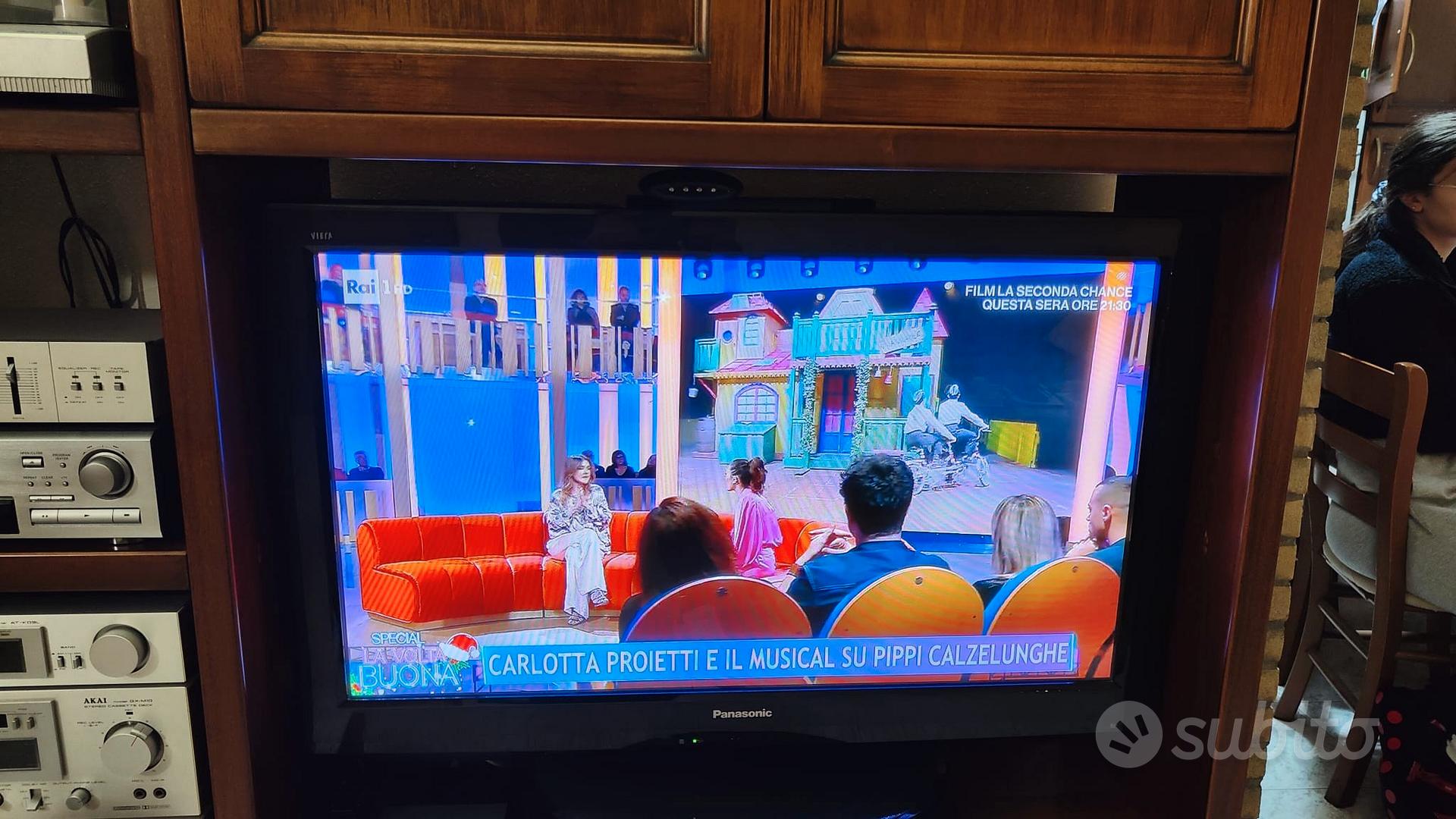 TV Panasonic Plasma 37" + decoder DVB T2 full HD Audio/Video In