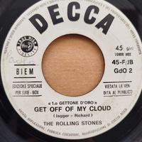 Rolling Stones Get Off My Cloud Ed. Jukebox RARO