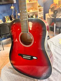 Chitarra Acustica SX DG25RD + Custodia Thomann + A