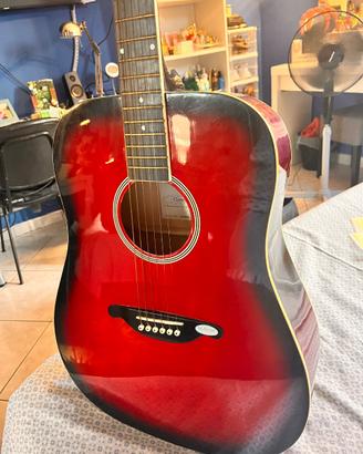 Chitarra Acustica SX DG25RD + Custodia Thomann + A