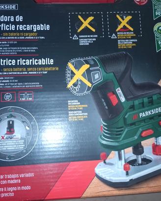 Fresatrice verticale parkside a batteria 12 