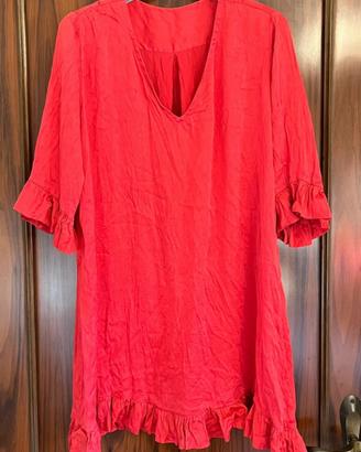 Vestito donna colore rosso