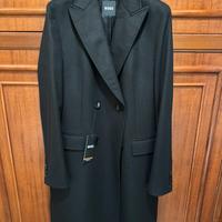 Cappotto Hugo Boss (BOSS) doppiopetto nero