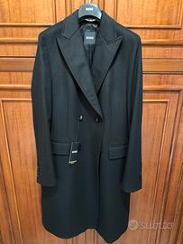 Cappotto Hugo Boss (BOSS) doppiopetto nero