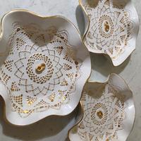 Piatti decorazione oro