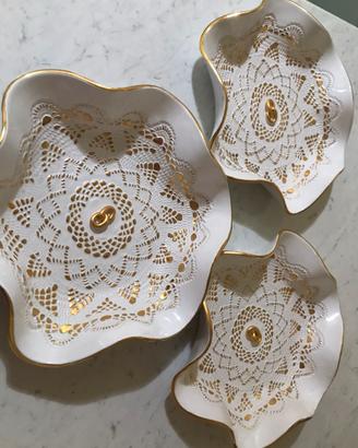 Piatti decorazione oro