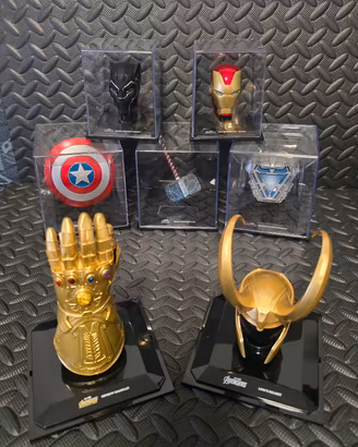 Lotto 7 Marvel Museum Caschi/Accessori Figure