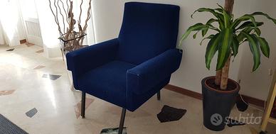 4 Poltrone+1 divano letto modernariato anni 50/60