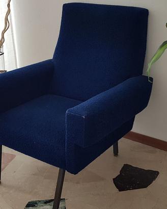 4 Poltrone+1 divano letto modernariato anni 50/60