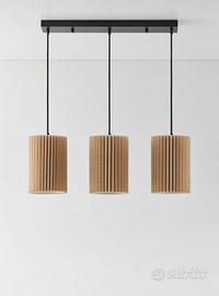 Lampadario il lino + 3 cavi singoli