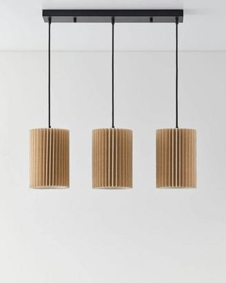 Lampadario il lino + 3 cavi singoli