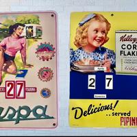 Calendari perpetui /Locandine • Vespa e Kellogg's•