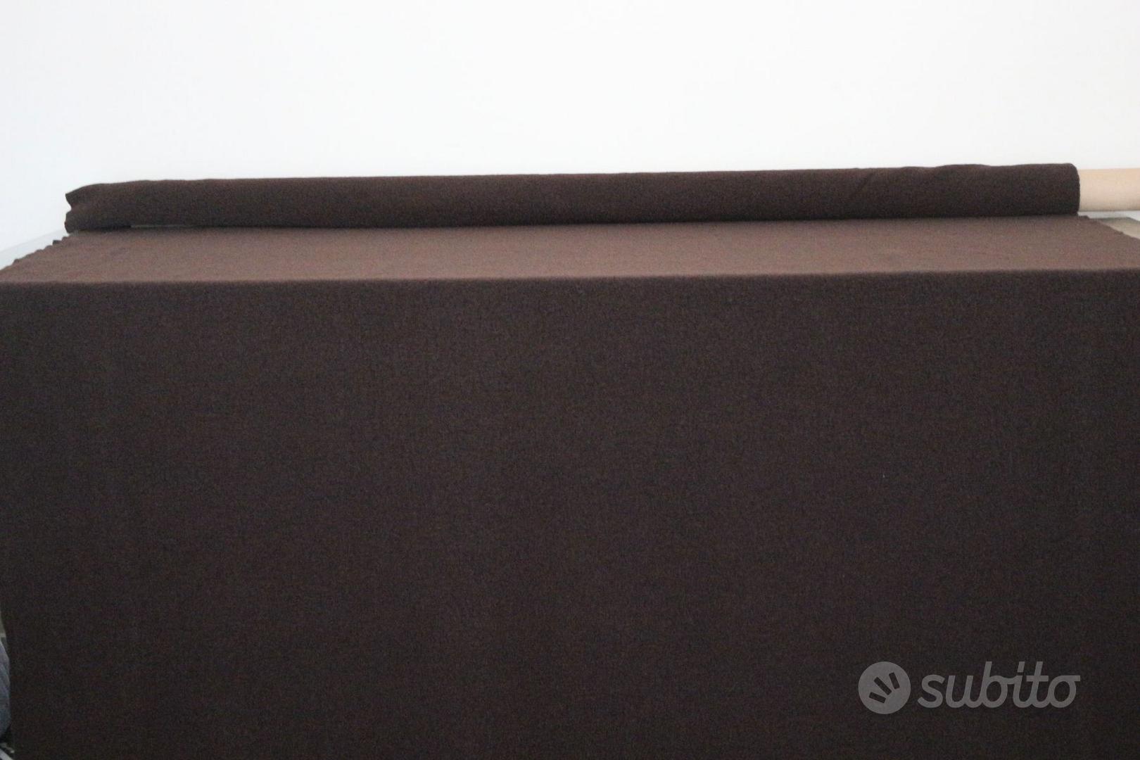 Tessuto Per Cappotto Mano Lana Motivo Geometrico Nero - Verde Bottiglia Nero 23 D2 - Foto 3