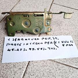 1 serratura x Fiat Uno, porta post. sx. (parte int