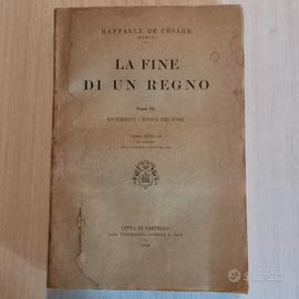 Libro 1909 La fine di un Regno - R. De Cesare 