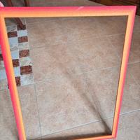 Cornice grande quadro foto arancio rossa gialla