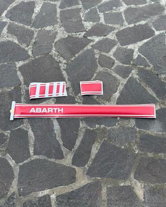 Kit strisce laterali Rosse adesive ABARTH 500