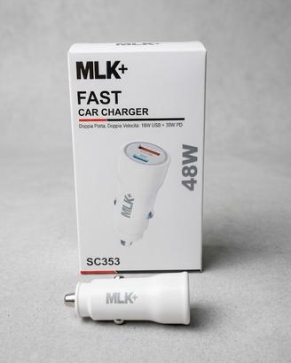 Caricabatterie Auto Rapido 48W MLK