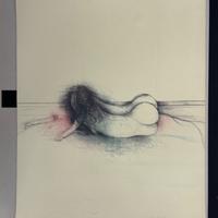 Litografia di soggetto femminile – Bruno Bruni