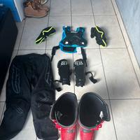 SET PROTEZIONI MOTOCROSS COMPLETO