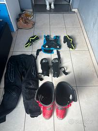 SET PROTEZIONI MOTOCROSS COMPLETO